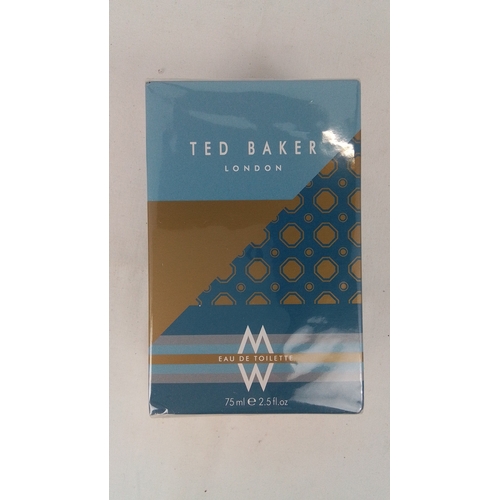 72 - Ted Baker London ‘M’ eau de toilette, 75ml (2.5 fl. oz.), in original blue and gilt geometric carton... 
