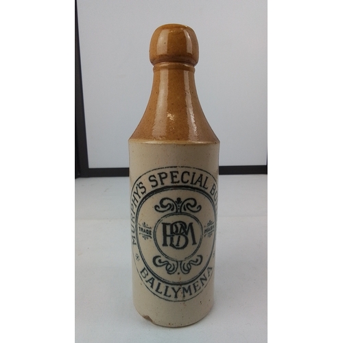 75 - Stoneware advertising bottle for Murphy’s Special Bottled Stout, Ballymena, of tapering cylindrical ... 