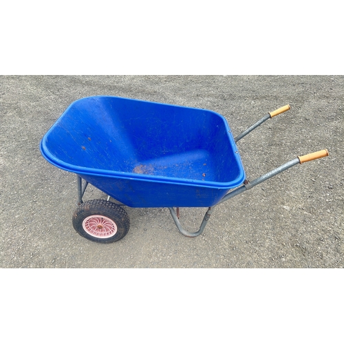 135 - A large wheelbarrow.