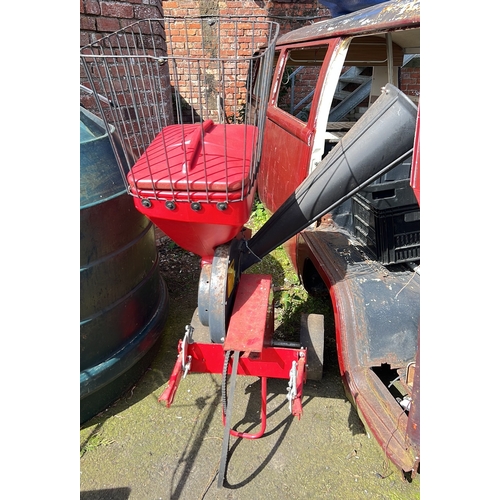 18 - A wood chipper for a ride on lawnmower/ quad.