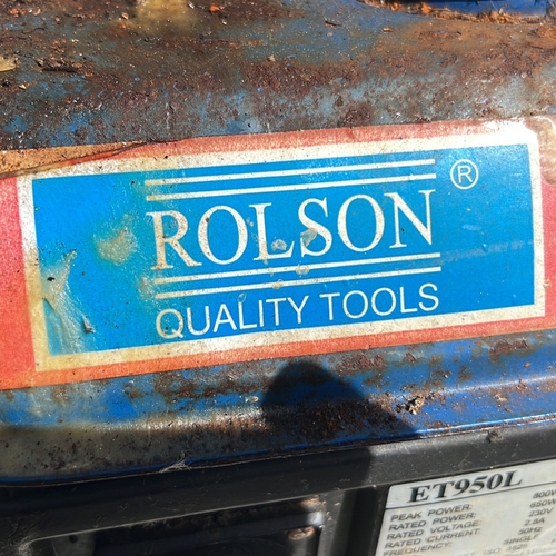 6 - Rolson ET950L portable generator, model 70843—rectangular steel fuel tank with carry handle, recoil ... 
