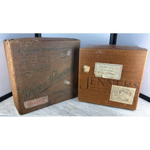 150 - Baume & Hollingworth cardboard retail shipping carton, printed “Everything for Ladies & Children’s W... 