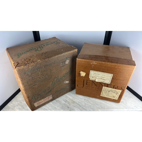 150 - Baume & Hollingworth cardboard retail shipping carton, printed “Everything for Ladies & Children’s W... 