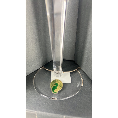 155 - Waterford crystal Millennium Collection champagne flutes, ‘A Toast to the Year 2000’, in presentatio... 