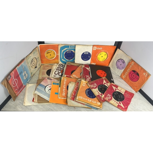 159 - A collection of vintage 45rpm singles/ records.