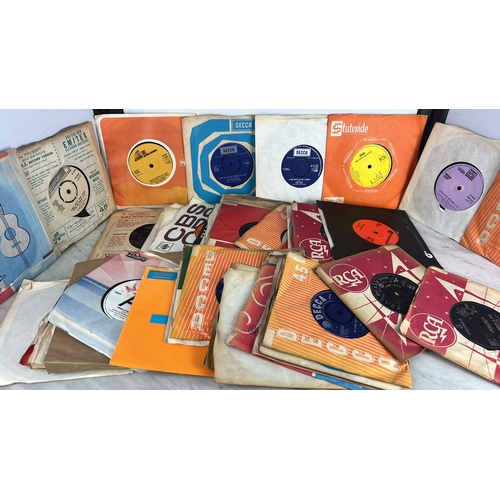 159 - A collection of vintage 45rpm singles/ records.