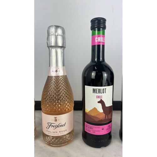 170 - An assortment of 6 200ml bottles of Prosecco & wine.