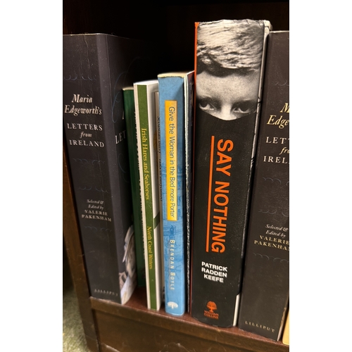 An assortment of Irish-interest books and paperbacks, including poetry ...