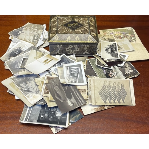 33 - A quantity of early to mid-20th century photographs, mostly black-and-white portrait and group studi... 