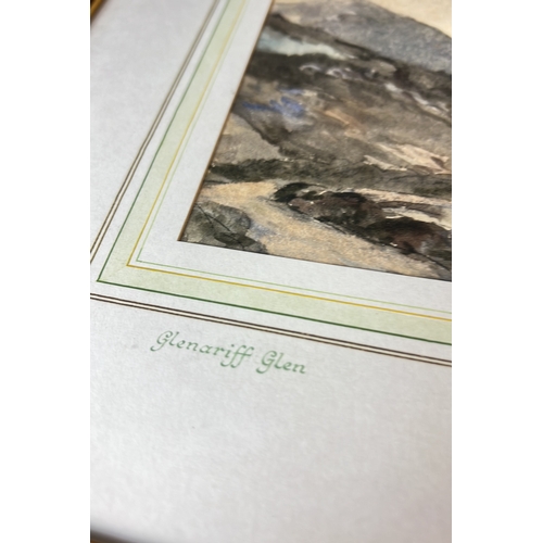 D. McPherson, watercolour on paper depicting the rocky slopes of ...