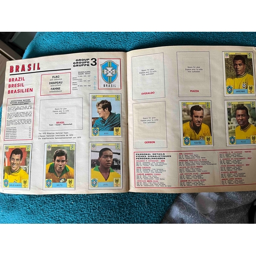 19 - 1970 Mexico World Cup Panini Album, Not complete but has 158 stuck in. Condition is one of the best ... 