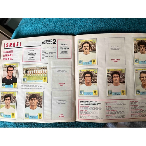 19 - 1970 Mexico World Cup Panini Album, Not complete but has 158 stuck in. Condition is one of the best ... 