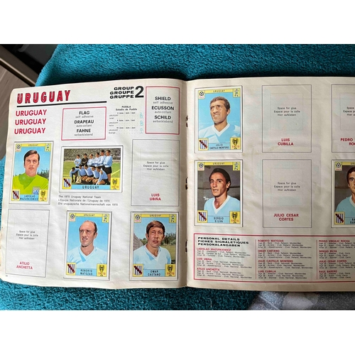 19 - 1970 Mexico World Cup Panini Album, Not complete but has 158 stuck in. Condition is one of the best ... 