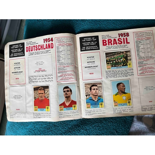 19 - 1970 Mexico World Cup Panini Album, Not complete but has 158 stuck in. Condition is one of the best ... 