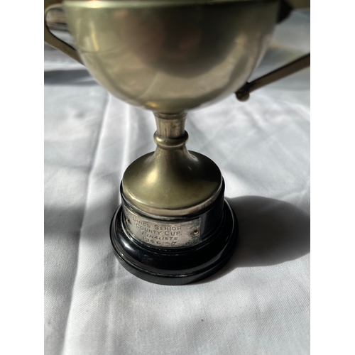 32 - 1946 Lincoln City, small finalist Trophy from the Lincs Senior County Cup final of 1946