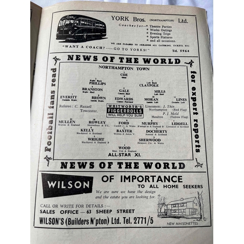 41 - 1961 Claypole and Gale Testimonial game, Northampton v All Star X1.