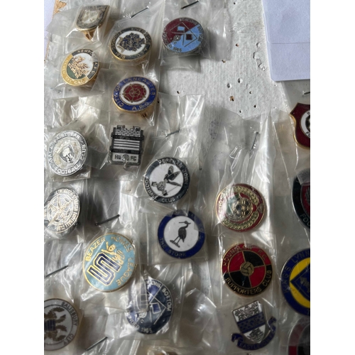 47 - Collection of 60 plus Non League badges. Some duplication. Liversedge, Newport, Gala Fairydean, Beac... 