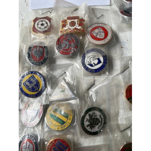 47 - Collection of 60 plus Non League badges. Some duplication. Liversedge, Newport, Gala Fairydean, Beac... 