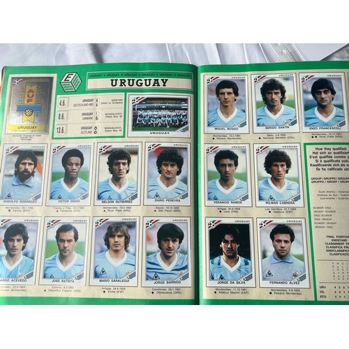 82 - Mexico 86 panini album, results written in and some creasing. Complete Good