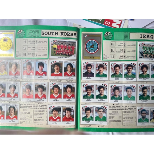 82 - Mexico 86 panini album, results written in and some creasing. Complete Good