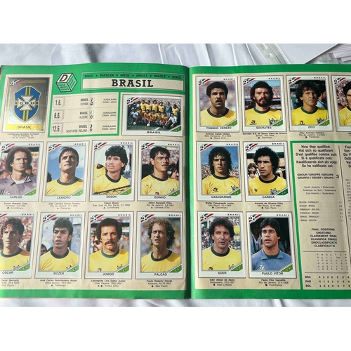 82 - Mexico 86 panini album, results written in and some creasing. Complete Good