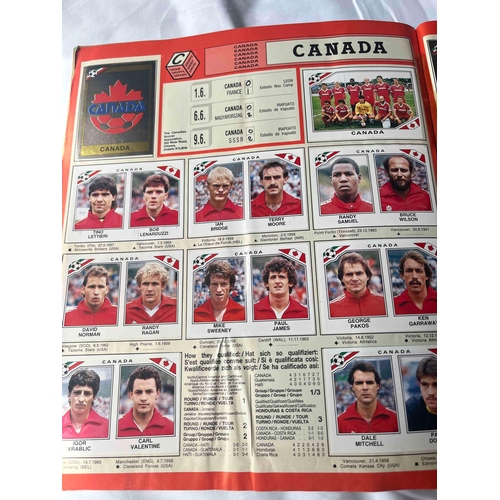 82 - Mexico 86 panini album, results written in and some creasing. Complete Good