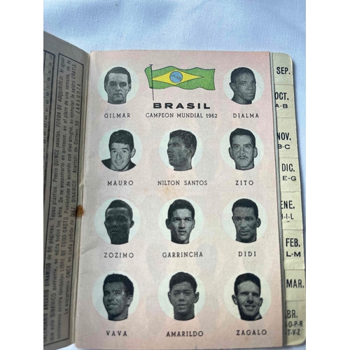 151 - Spanish Campeonato del Mundo - Chile 1962, Handbook with pics of all the teams players plus informat... 