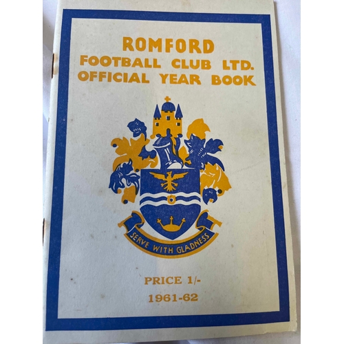 197 - 5 Romford Handbooks, 1947/48, 60/61, 61/62 , 62/63 and 67/68,