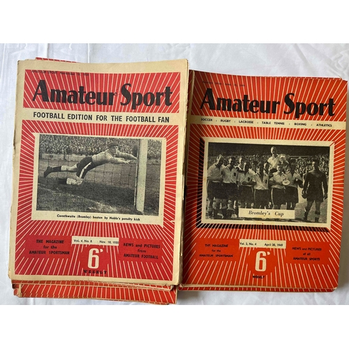 228 - Amateur Sport Magazines from the 40's early 50's. may be some slight duplication.