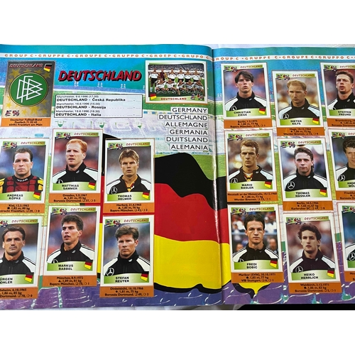 266 - Euro 96, Panini Sticker Album Complete, slight creases here and there.