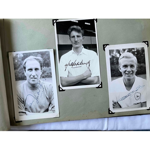 274 - Tottenham Hotspur signed photos from the 60's. Fantastic set of autographs set in a Photo album book... 