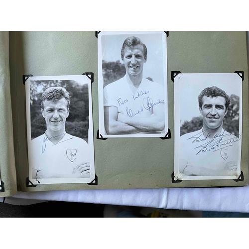 274 - Tottenham Hotspur signed photos from the 60's. Fantastic set of autographs set in a Photo album book... 