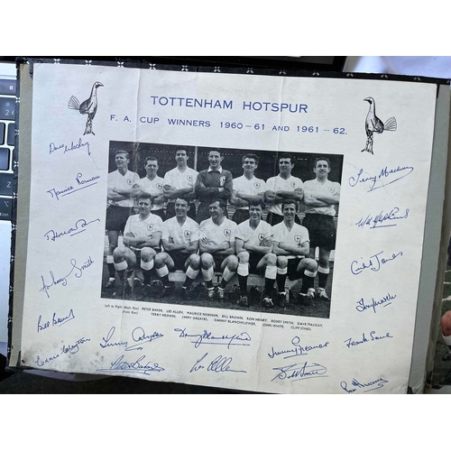 274 - Tottenham Hotspur signed photos from the 60's. Fantastic set of autographs set in a Photo album book... 