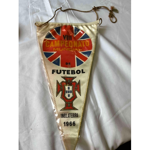 314 - 1966 Portugal pennant covered by clear plastic