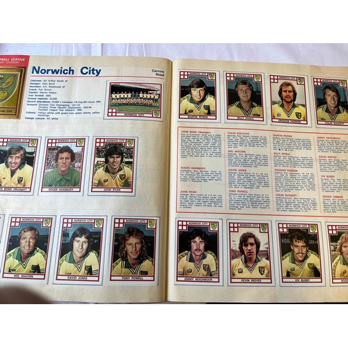 360 - Panini 78, complete but Someone has stuck Nottingham  Forest team pics on the front cover.