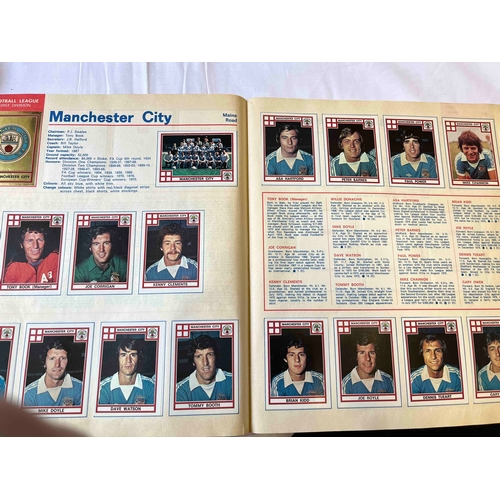 360 - Panini 78, complete but Someone has stuck Nottingham  Forest team pics on the front cover.