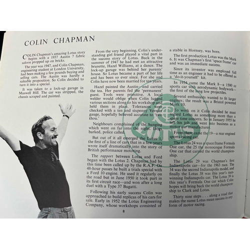 378 - Presentation of gold medals to Jim Clark and Colin Chapman, to mark their success. May 31st 1965, Pr... 