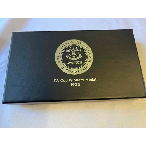 479 - 1933 Replica Everton FA Cup winners medal. Limited Edition by Everton Charitable Trust, well present... 