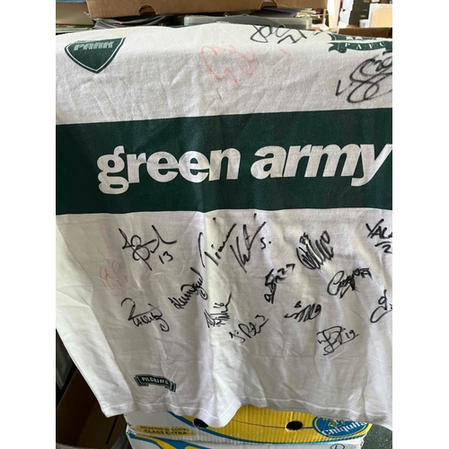 481 - Plymouth Argyle signed shirt, Year unknown.