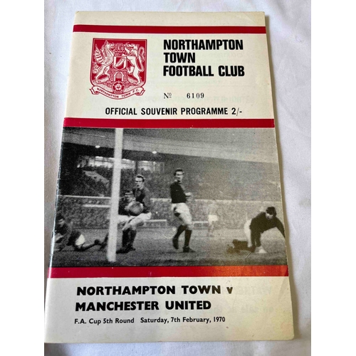 34 - 1969/70 Northampton Town v Manchester United famous FA Cup 5th Round tie where George Best destroyed... 