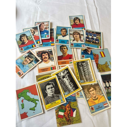 112 - Panini 80 - 37 Different stickers from the first European Nations Cup Sticker album, All unused and ... 