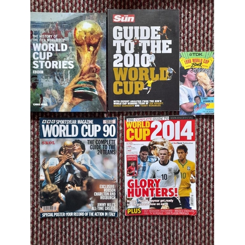 142 - Selection of England and World Cup Publications. England 'The official History', England Football Fa... 