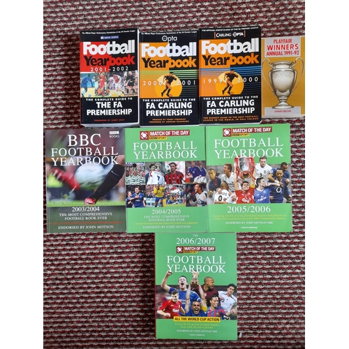 144 - 16 Football Yearbooks, BBC Match of the Day 2003/4, 2004/5, 2005/6, 2006/07, Opta 1999/2000, 00/01, ... 