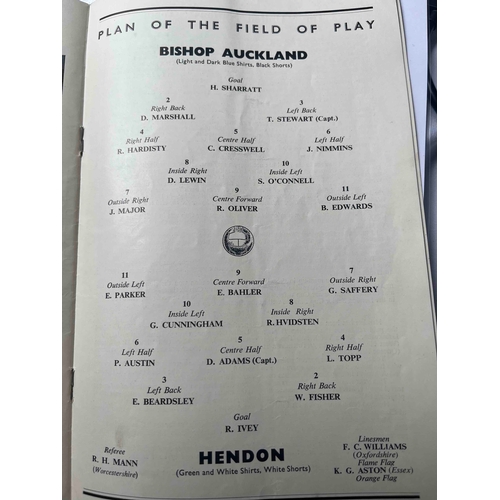 147 - 1955 Amateur Cup Final Bishops Auckland v Hendon, Clean copy