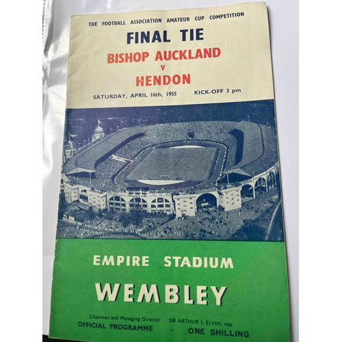 147 - 1955 Amateur Cup Final Bishops Auckland v Hendon, Clean copy