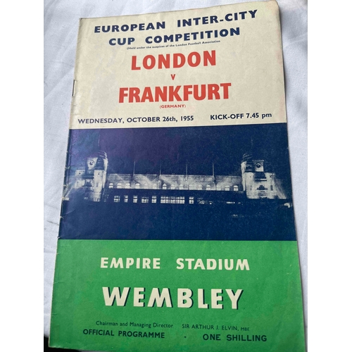 166 - 1955 London v Frankfurt, European Inter City Cup, Good