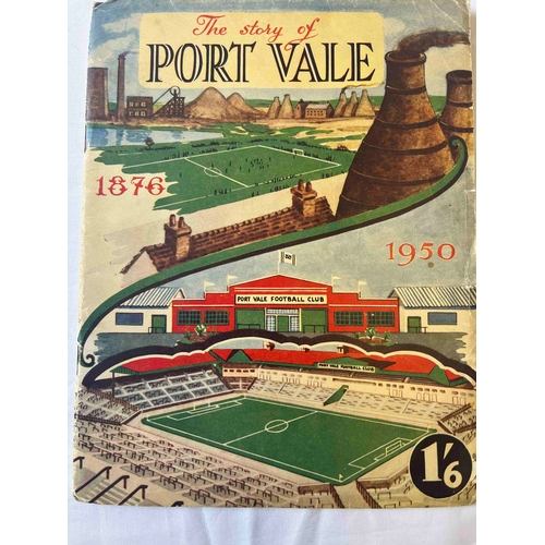 171 - The story of Port Vale, 1876-1950. Souvenir brochure to commemorate the opening of the new ground at... 