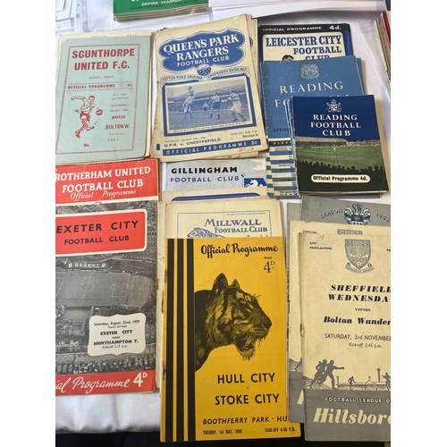 173 - 102 Programmes from 1948 to 1959/60. Doncaster, Everton, QPR (40's and 50's), Sheffield United, Hudd... 