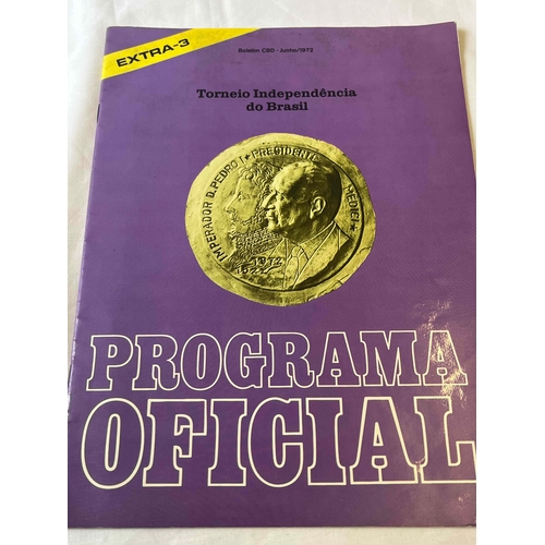 214 - 1972 Brazilian Independence Programme, includes Scotland, France, Argentina, Czechoslovakia, Africa ... 