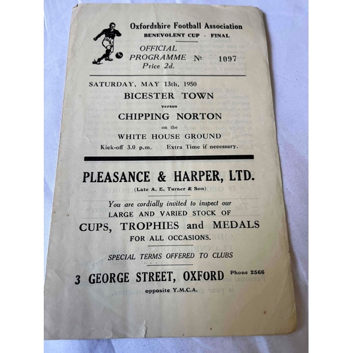 232 - 1949/50 Bicester Town v Chipping  Norton, Oxfordshire Benevolent Fund final, Played at the White Hou... 